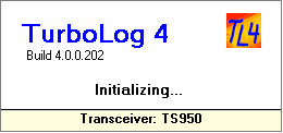 Figure 14:  TurboLog Startup