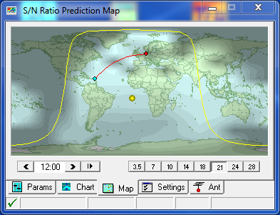 Figure 266: BandMaster's  Propagation Map Display