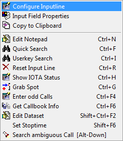 Figure 156:  Call Field Options