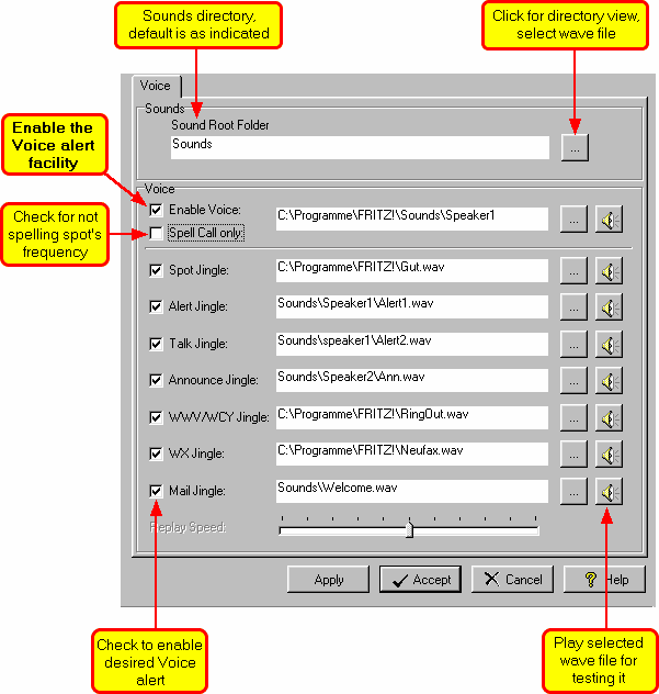 Figure 135:  Editing Sound Alerts