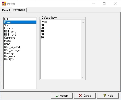 Figure 193:  The Advanced Tab Sheet