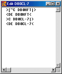 Figure 132:  Editing Connect Scripts