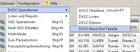 Abb.78:   DXCC Operationen